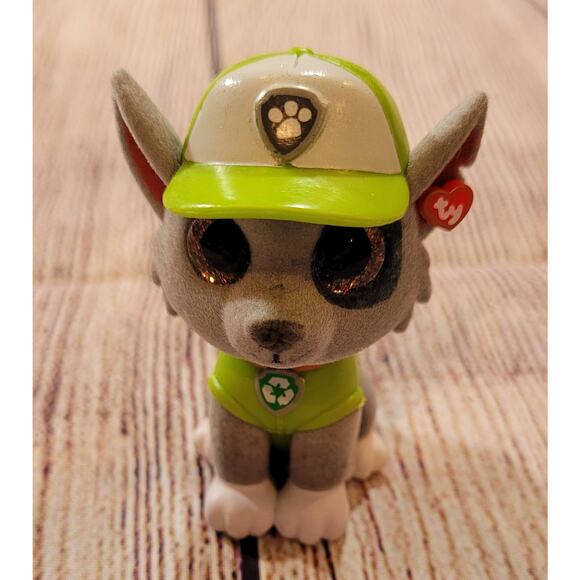 Ty Mini Boos Paw Patrol Rocky Figurine - Picture 1 of 5